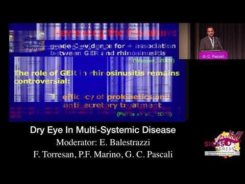 SICSSO 2018 - ENG - G. C. Passali (Siena) - Dry Eye in  Multi-Systemic Diseases